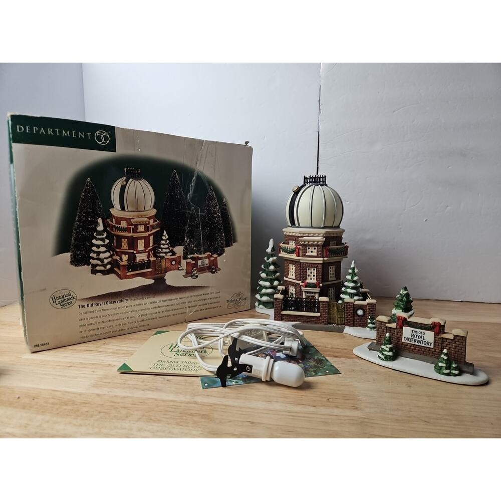 Dept 56 Dickens Village "The Old Royal Observatory" #56. 58453 W/Lite Orig Box